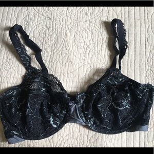 Black Lace Underwire Bralette